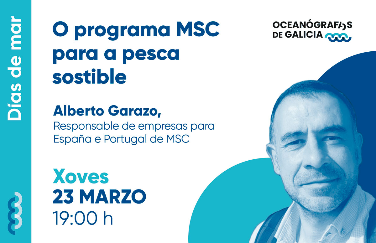 Oceanógrafas de Galicia afonda no programa MSC para a pesca sostible no próximo encontro de ‘Días de mar’